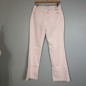 NWT Eddie Bauer white curvy trousers 10